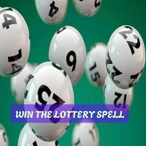 Win the Lottery Spell - Powerful Luck and Fortune Ritual - Attract Big Winnings and Life-Changing Wealth