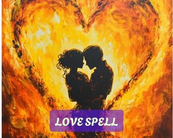 Powerful Love Spell, Attract True Love and Deep Passion Fast, Strong Relationship Manifestation Ritual, Soulmate Energy, Same Day Cast