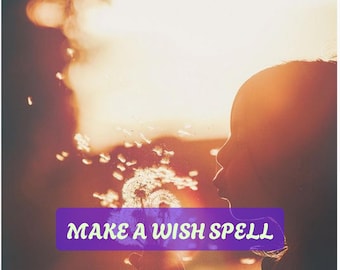 Feitiço para Realizar um Desejo, Manifeste Seu Desejo Mais Profundo Rapidamente, Ritual de Manifestação Poderoso, Energia da Lei da Atração, Disponível no Mesmo Dia