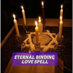 Eternal Binding Love Spell - Powerful Forever Connection Ritual - Deep Soul Bonding Magic - Same Day Casting