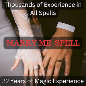Kraftvoller Marry Me Spell - Manifestiere einen Vorschlag & eine Bindung