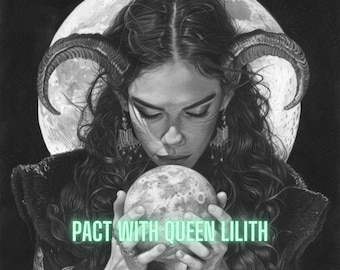Lilith Pact Spell, Dark Feminine Power and Desire Manifestation, Powerful Spiritual Ritual for Confidence, Same Day Cast