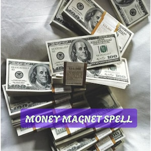 Money Magnet Spell - Attract Wealth, Cash Flow, and Financial Opportunities - Powerful Prosperity Ritual
