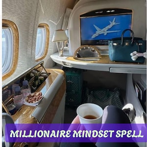 Millionaire Mindset Spell - Unlock Wealth Thinking and Abundance Flow - Powerful Success and Prosperity Ritual