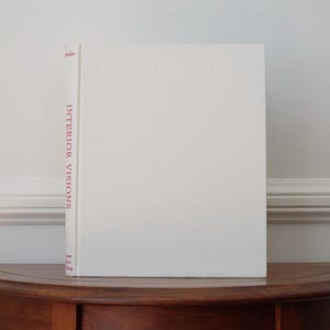 Interior Visions: Great American Designers and the Showcase House Hardcover Clothbound Vintage Coffee Table Book Neutral Decorative