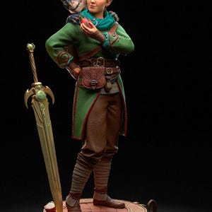 1/6 Scale Resin Figurine | Handcrafted Hero, Fantasy & Art Sculpture | Collectible Display Figure
