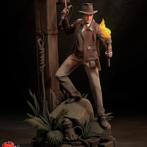 Harsbeeldje schaal 1/6 | Handgemaakte held, fantasie en kunstsculptuur | Verzamelobject: