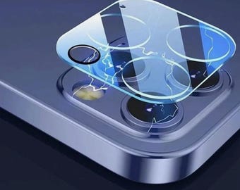 Protector de lente de cámara para iPhone, vidrio templado, antiarañazos