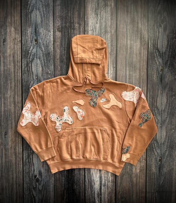 nike brown hoodie vintage