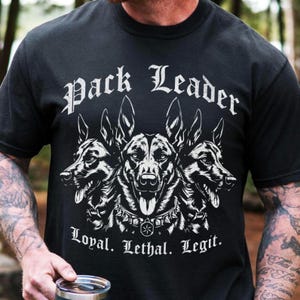 Malinois Pack Leader Shirt, Belgian Malinois Dog Shirt for Men, K9 Handler Gift, Tactical Dog Dad Gift, Working Dog Trainer Apparel