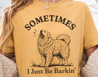 Funny Great Pyrenees Comfort Colors Cotton Shirt, Livestock Guardian Farm Dog tee