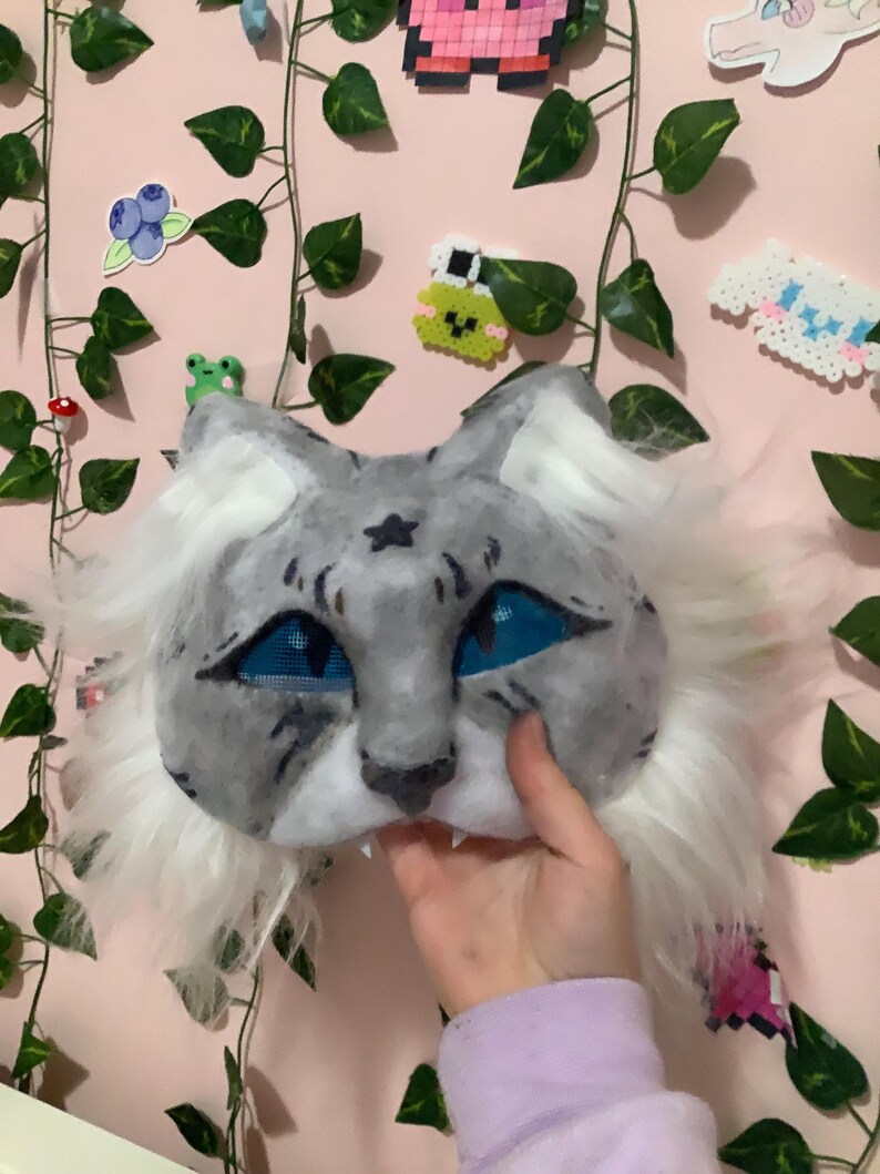 Lynx Therian Mask Handmade Cosplay Mask Etsy