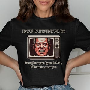 Gefälschtes Kultur-Wars-Shirt - Politisches Satire-Kleid für Demonstranten, Aktivisten und Kritische Denker