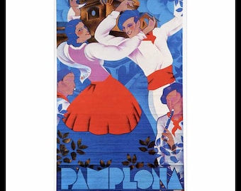 Plakat Plakat Spanien Pamplona San Fermin Pamplona