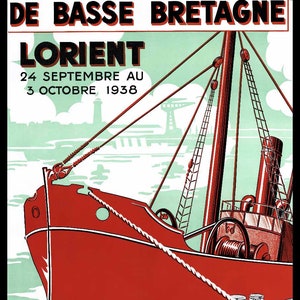 poster poster lorient 1938 fair exhibition