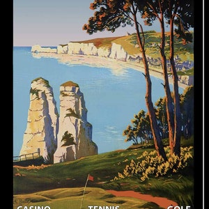 poster poster Brittany Normandy Etretat