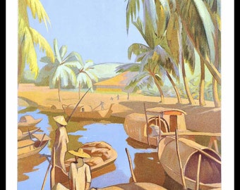 Vintage poster - Messageries Maritimes, Paquebot LOUIS LUMIÈRE