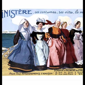 cartel cartel Bretaña Finisterre