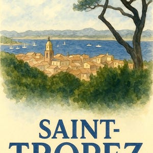 poster saint tropez