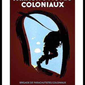 poster colonial paratroopers