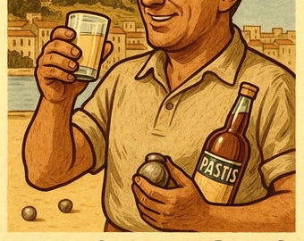 Poster Pastis Marseille