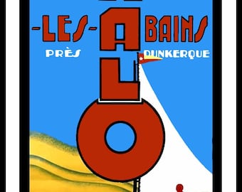 Plakatplakat malo les bains
