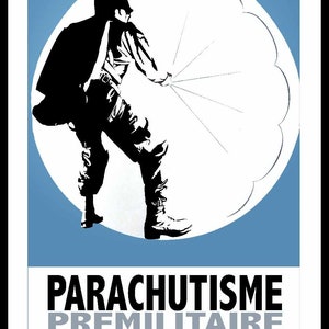 poster pre-military paratroopers