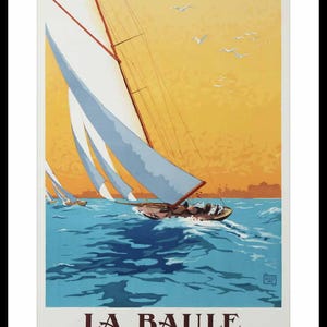 poster displays la baule brittany