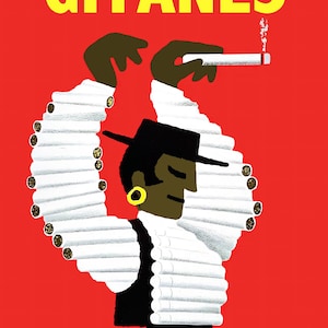 cartel de cigarrillos gitanos