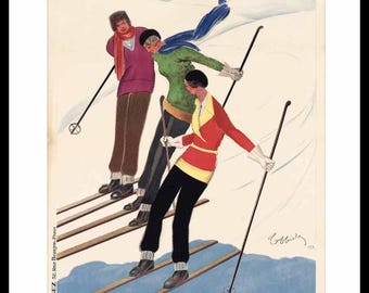 Carte Postale Skieuse Superbagnères Pyrénées – Février 1930 – Photo Sports D’Hiver