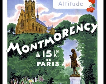 Plakatplakat Frankreich Montmorency