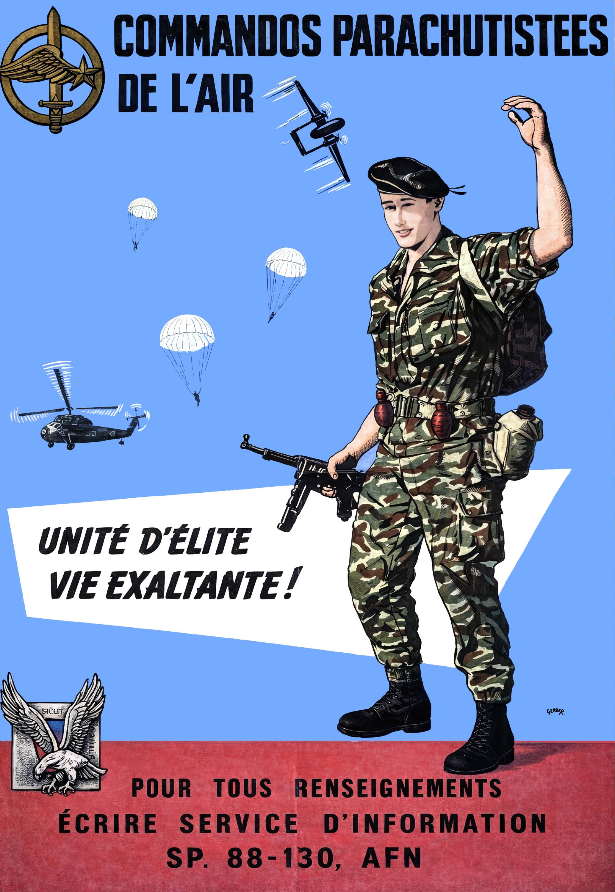Air Force Paratrooper Commando Poster - Etsy