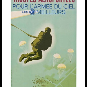 poster paratroopers airborne troops