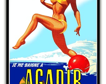 Plakatplakat Agadir Marokko
