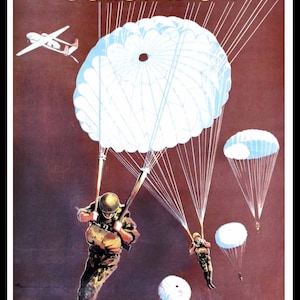 poster colonial paratroopers