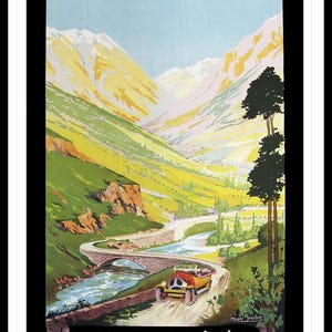 poster poster france new aquitaine pyrenees