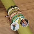 Photo Projection Bracelet Custom Picture Projection Bracelets Handmade Minimalist Memorial Secret Projection Heart Jewelry Gift for Her Him