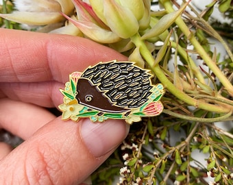 Echidna - enamel pin, designed by Jess Racklyeft *Limited Edition*