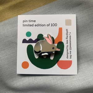 Bilby pin, designed by Jess Racklyeft Limited Edition Fundraiser image 3