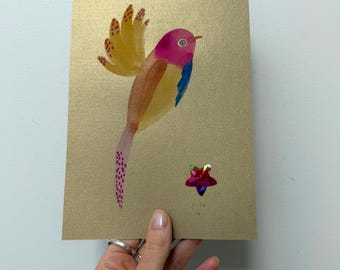 Gouache Original - Bird 2026 #4