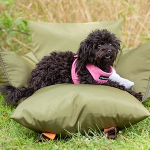 Pet Travel Bed by Sleeping Paws- Cozy, Comfy, Secure