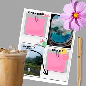 Hawaii Vacation Printable Planner PDF, Travel Notes, Things To Do List, Upcoming Trip Dates Organizer, Holiday Journal Page Digital Download