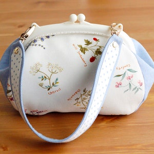 Patrón; Bolso de mano con asa de correa/Bolso de mano/Tutoriales/Instrucciones/Patrones/PDF