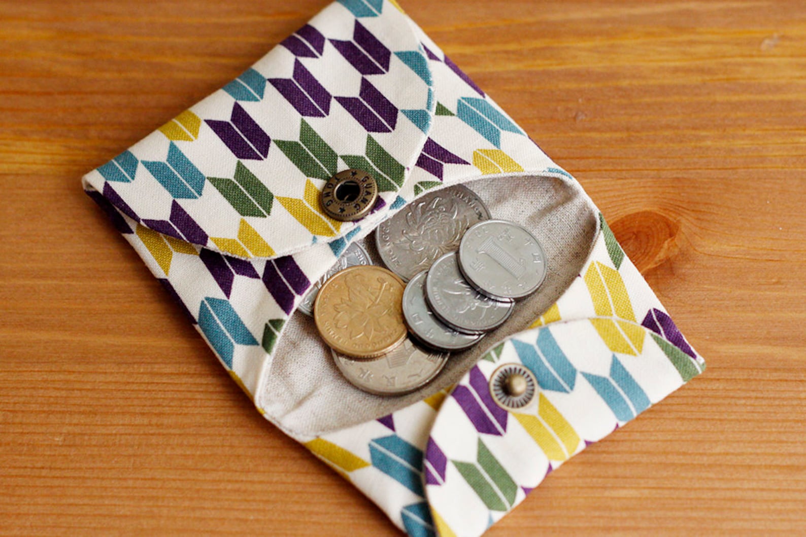 Pattern; Square Coin Purse/tutorials/pdf/patterns/small Bag - Etsy