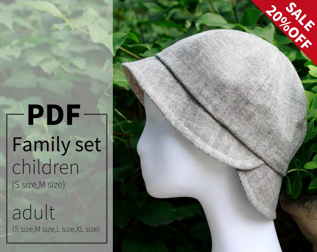 Pattern; Tutorial of Double Brims Hat; Step by Step PDF Instruction and ...