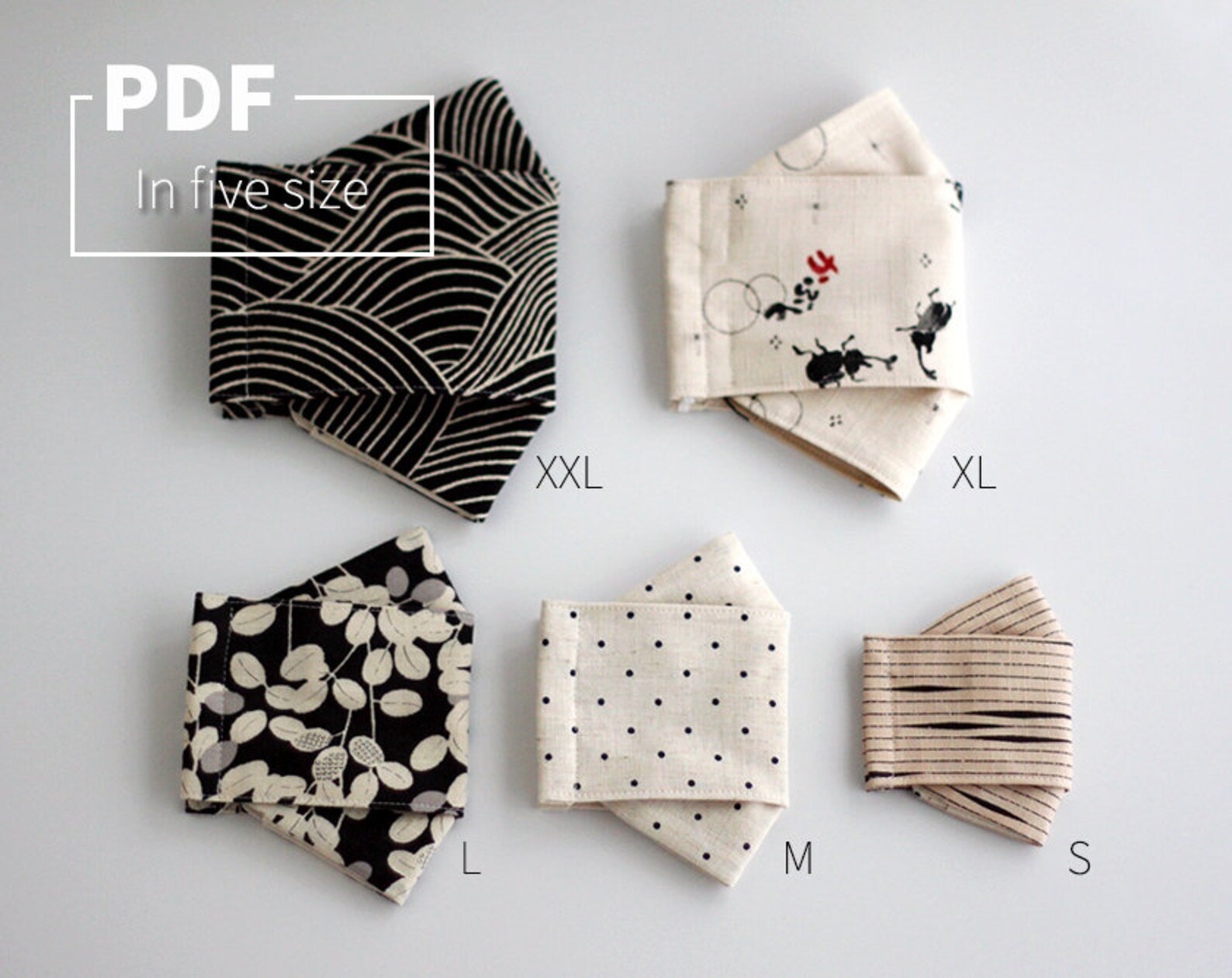 Pattern; Tutorials and Patterns of Scrub Cap and Boat-shaped Face Mask ...