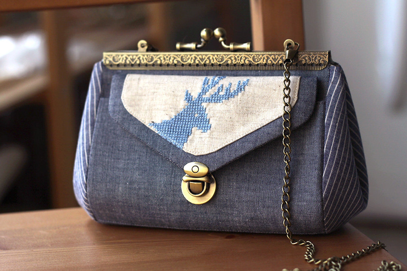 Pattern 6 Inch Clutch Purse / Step by Step Instruction/ Elk Etsy