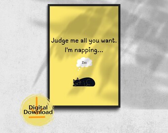 Arte de pared negro para amantes del café, impresión de café con gatos, amante de los gatos, amante de las mascotas, estación de café, decoración de cocina, decoración del hogar, felino, impresiones digitales ingeniosas