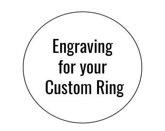ENGRAVING for the Inside of your Ring
