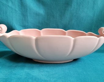 Abingdon Pink Vintage 532 Oval Centerpiece Vase